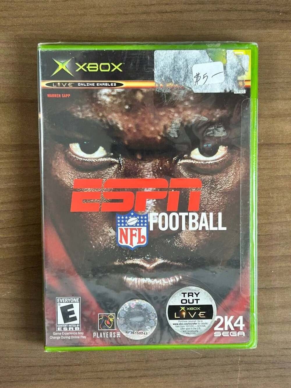 ESPN NFL Football 2K4 Original Xbox 2003 Factory Sealed New NTSC